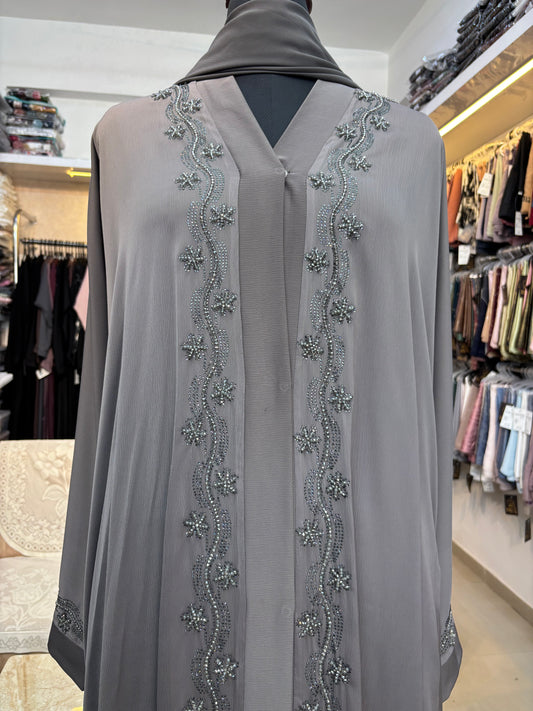 Handwork Imported Burkha (front open)