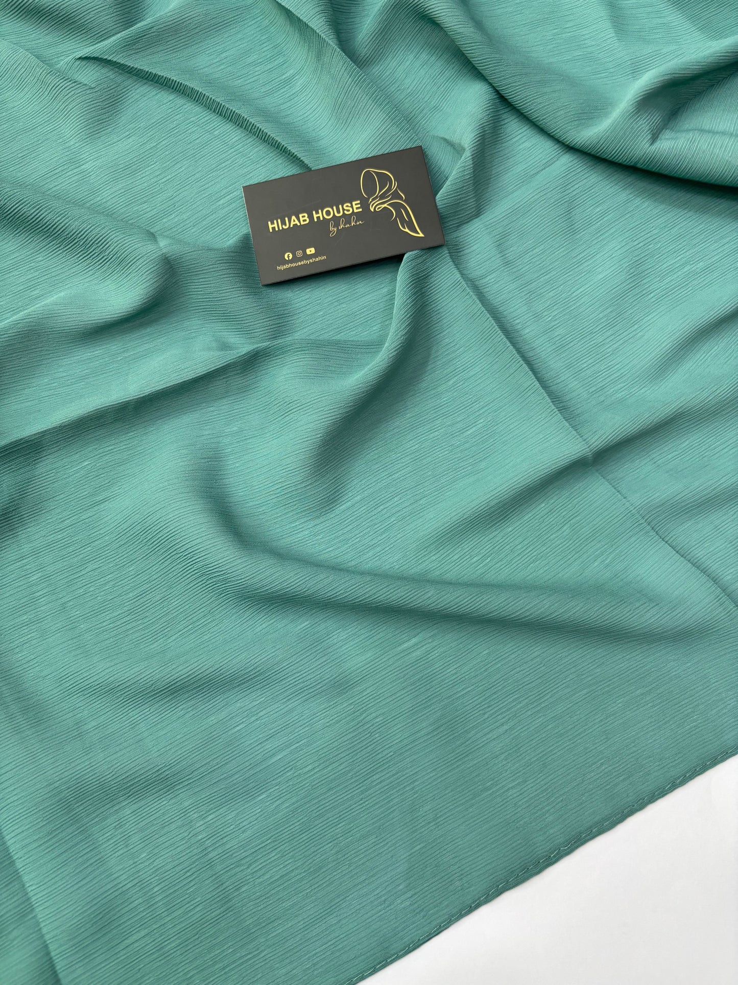 Pleated Chiffon Sage Green