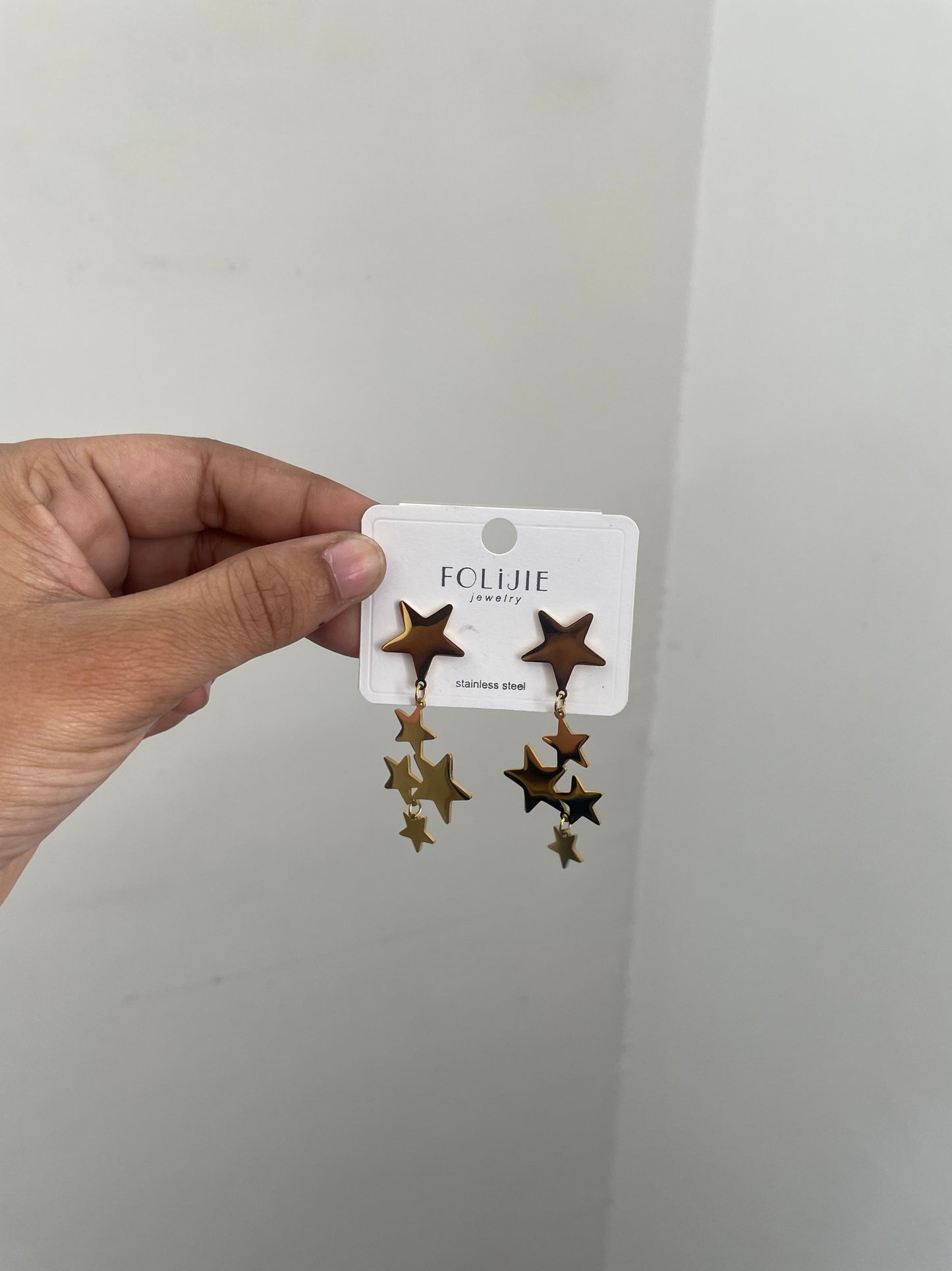 Golden Star Earrings