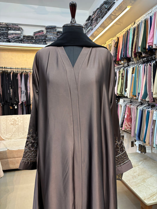 Handwork Imported Satin Fabric Burkha