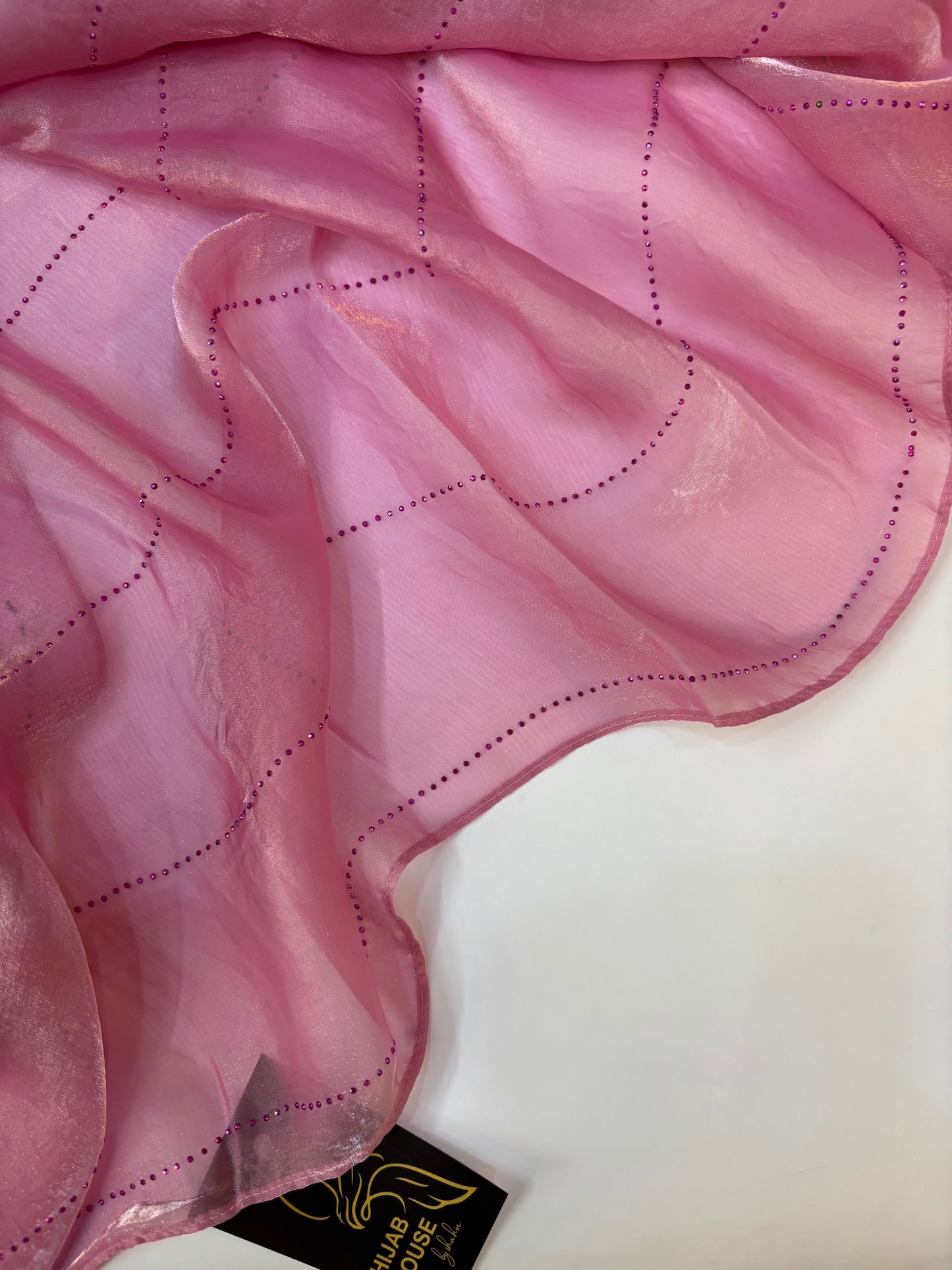 Shimmer Organza Fabric Hijab