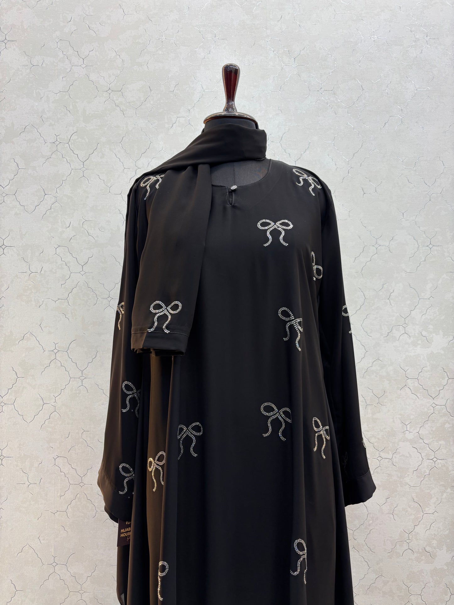 Premium Swarovski Burkha Imported Nida Fabric
