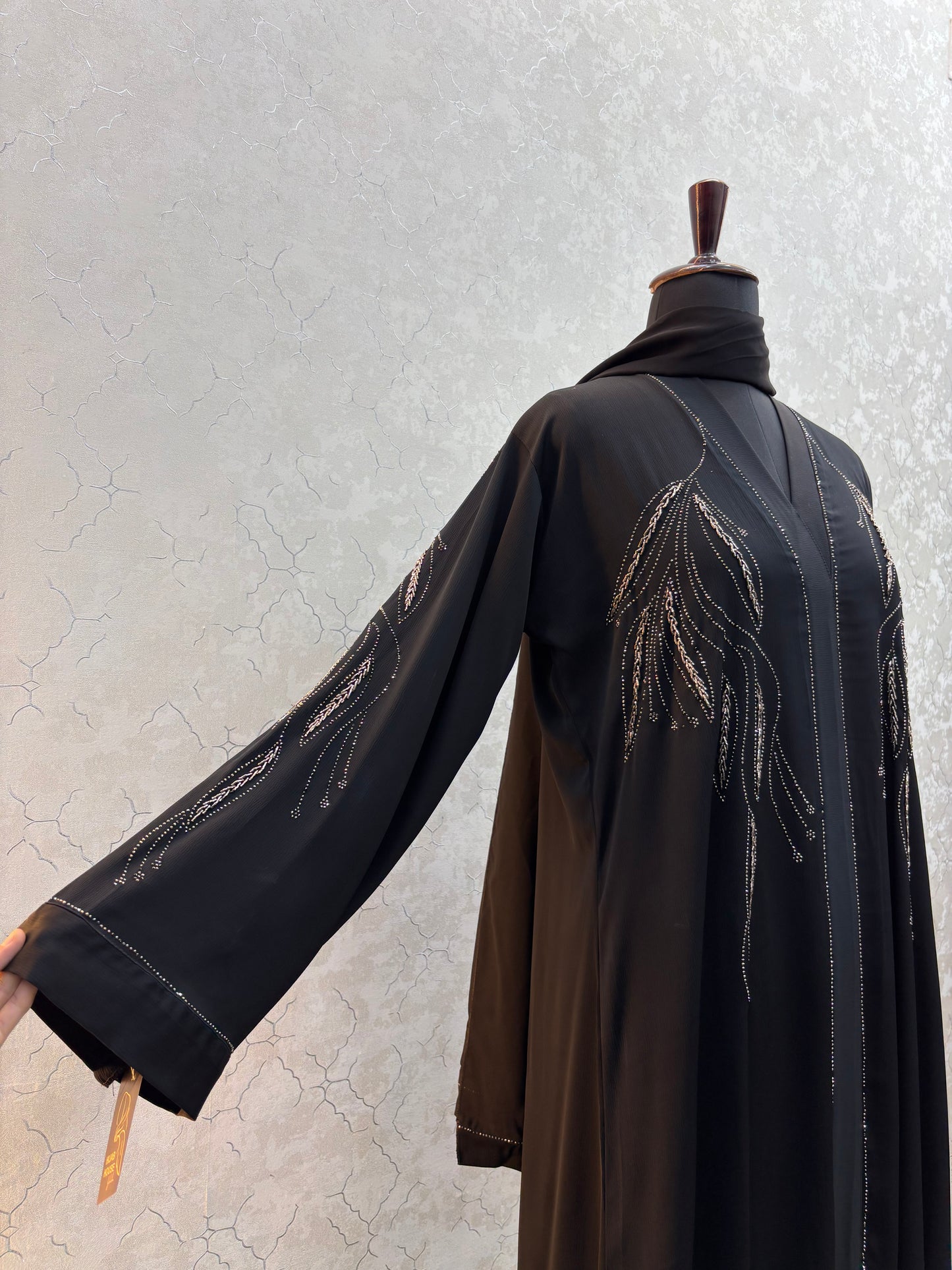 Handwork Imported Tick Tok Fabric Burkha