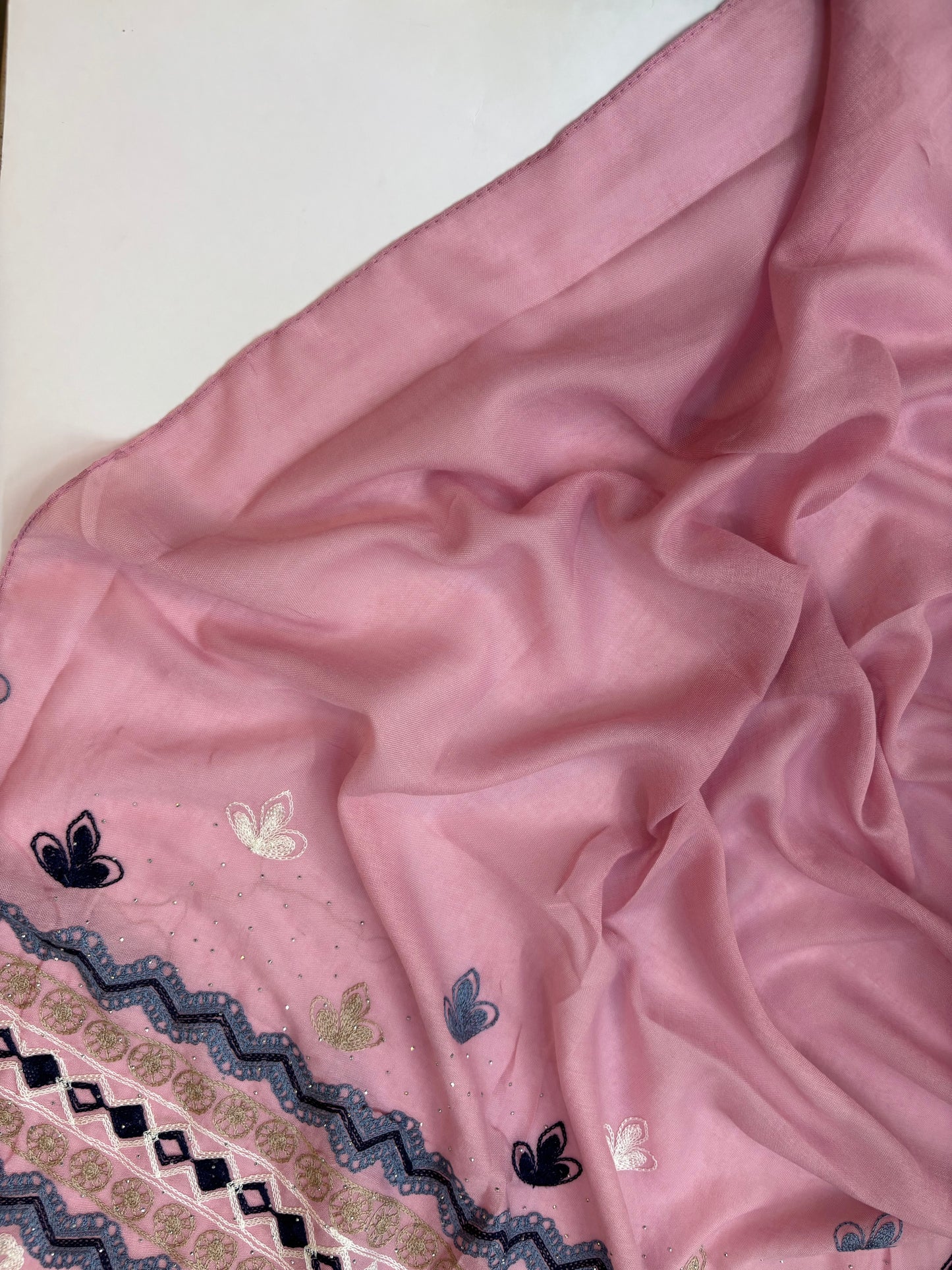 Cotton Embroidery Hijab