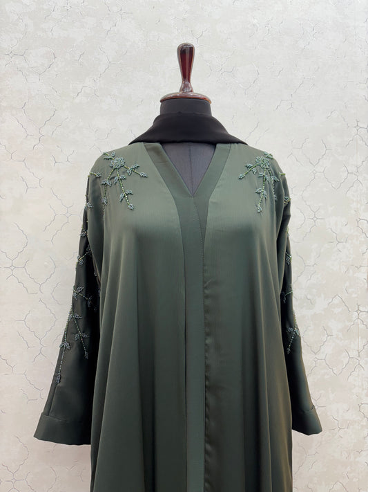Handwork Imported Tick Tok Fabric Burkha