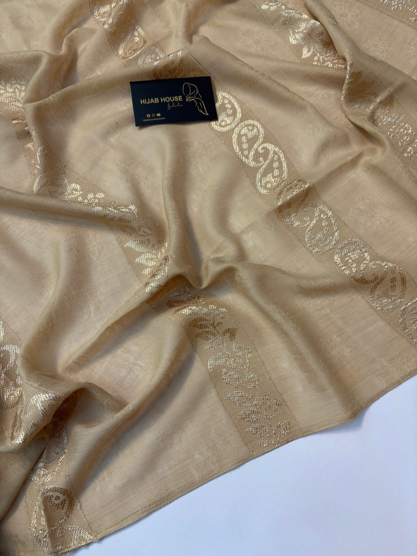 Soft Cotton Fabric Hijab Mustard Yellow