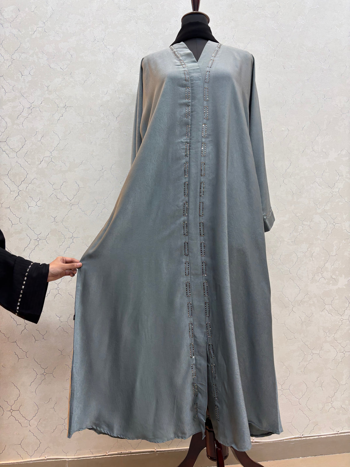 Marble Flowy Fabric Burkha