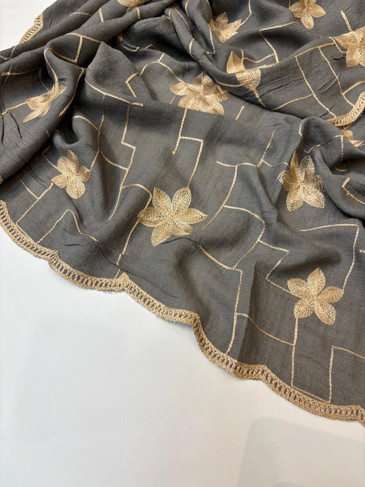 Cotton Embroidered Hijab