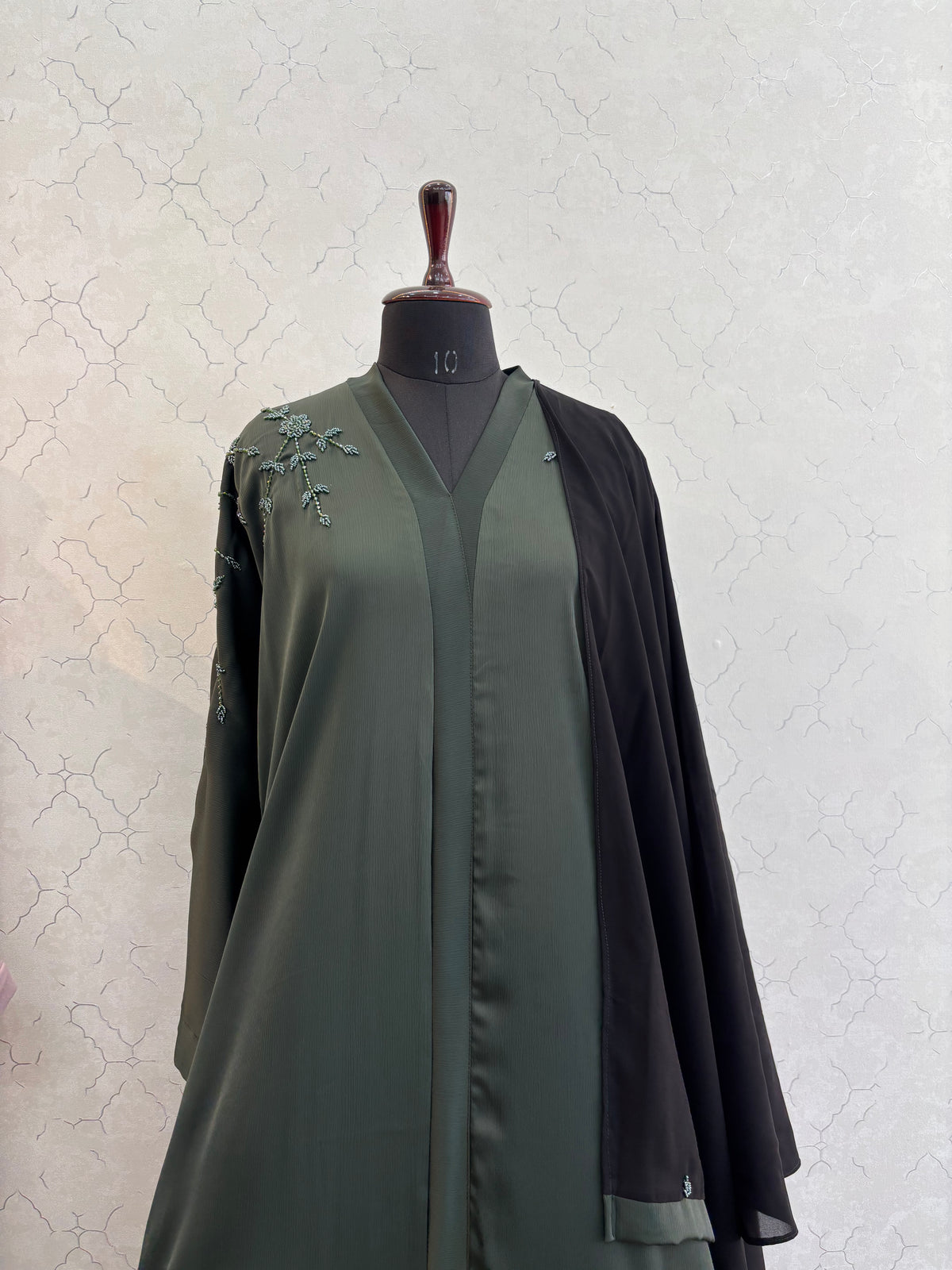 Handwork Imported Tick Tok Fabric Burkha