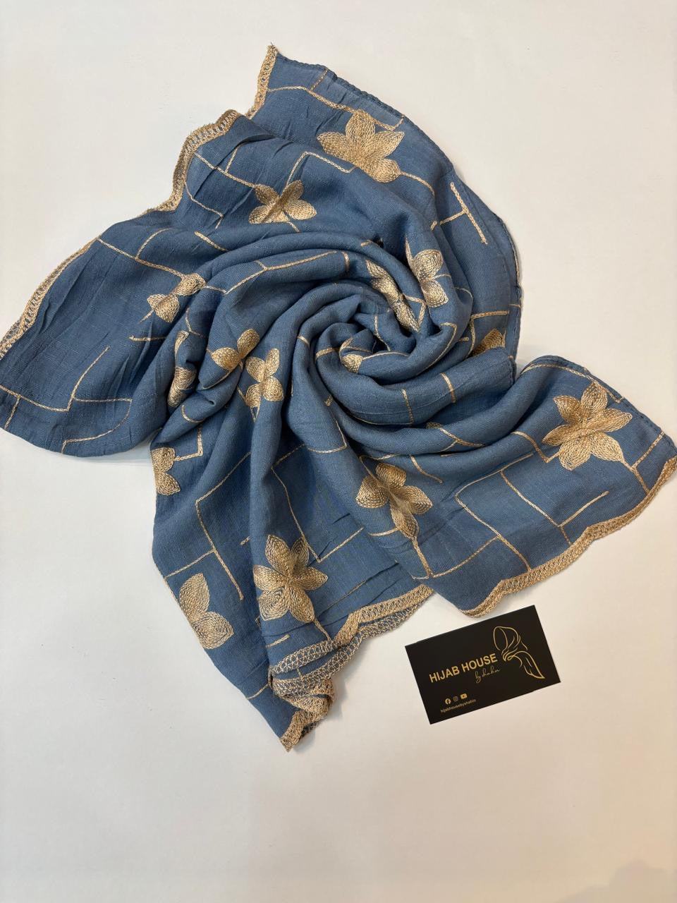Cotton Embroidered Hijab