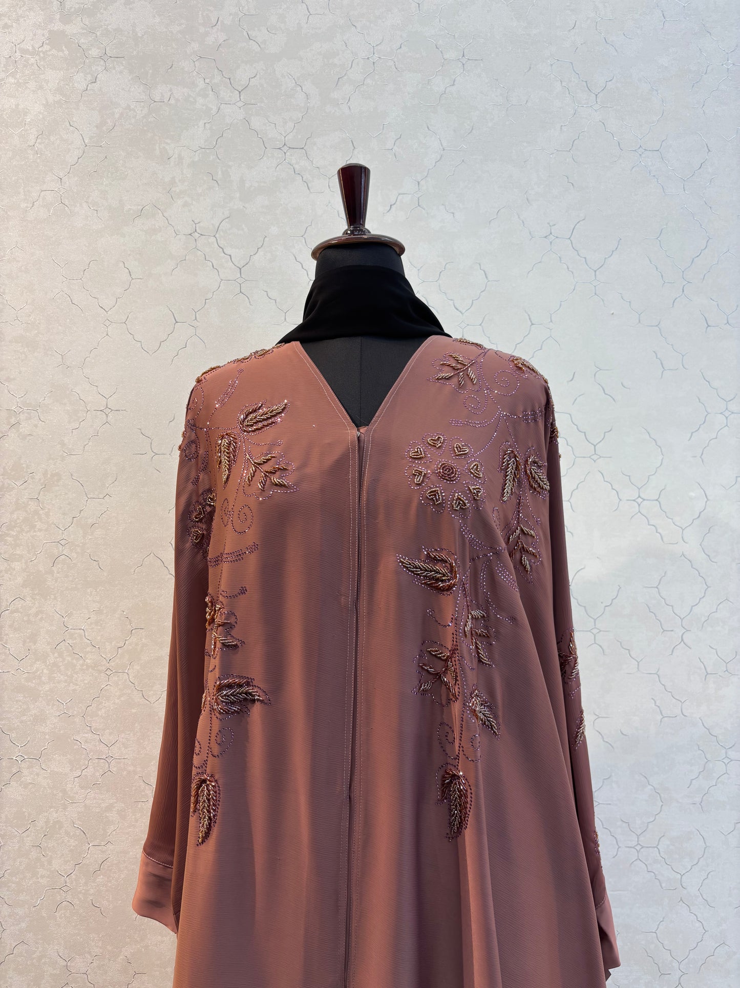 Handwork Abaya Tick Tok Fabric