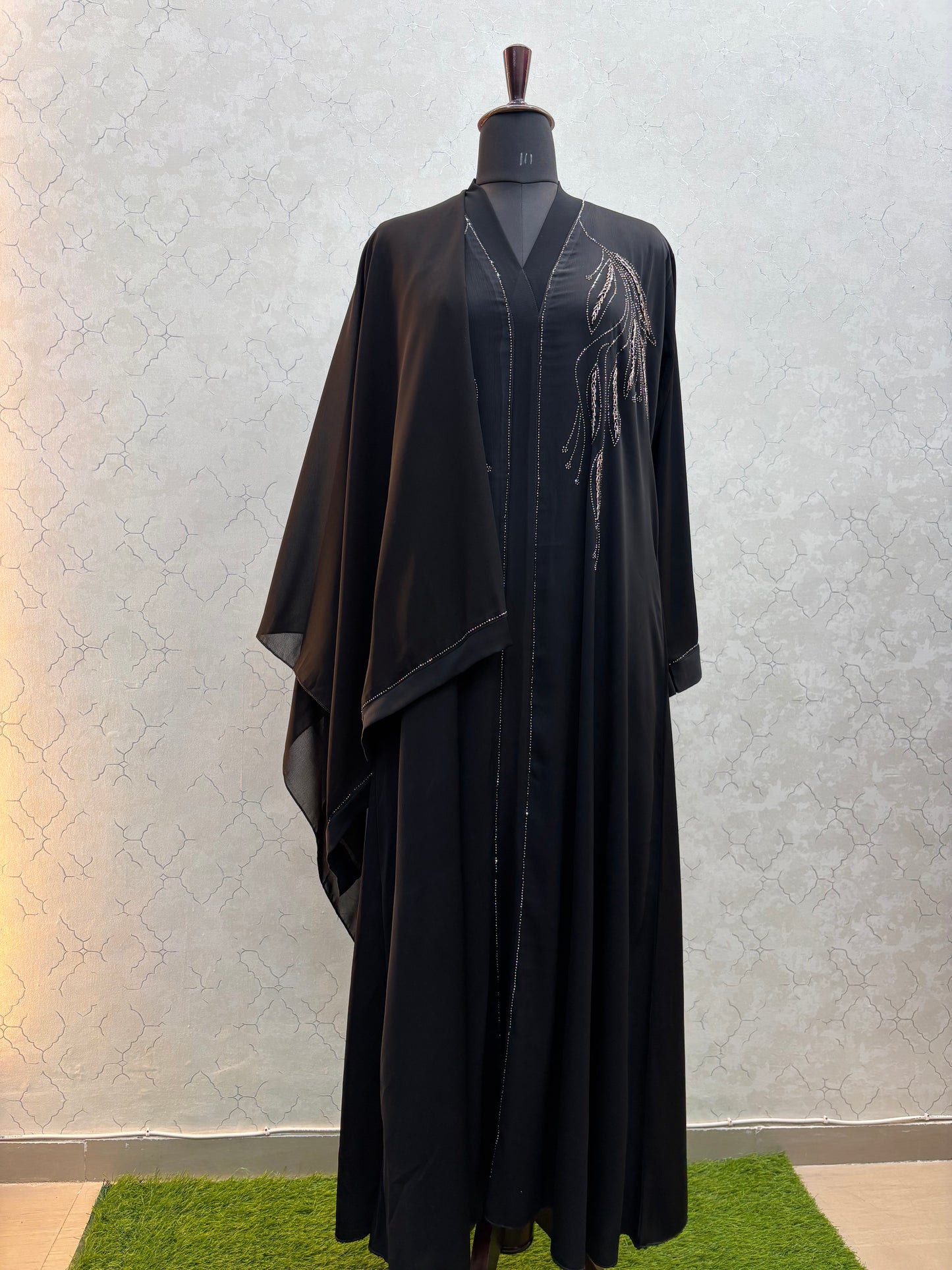 Handwork Imported Tick Tok Fabric Burkha