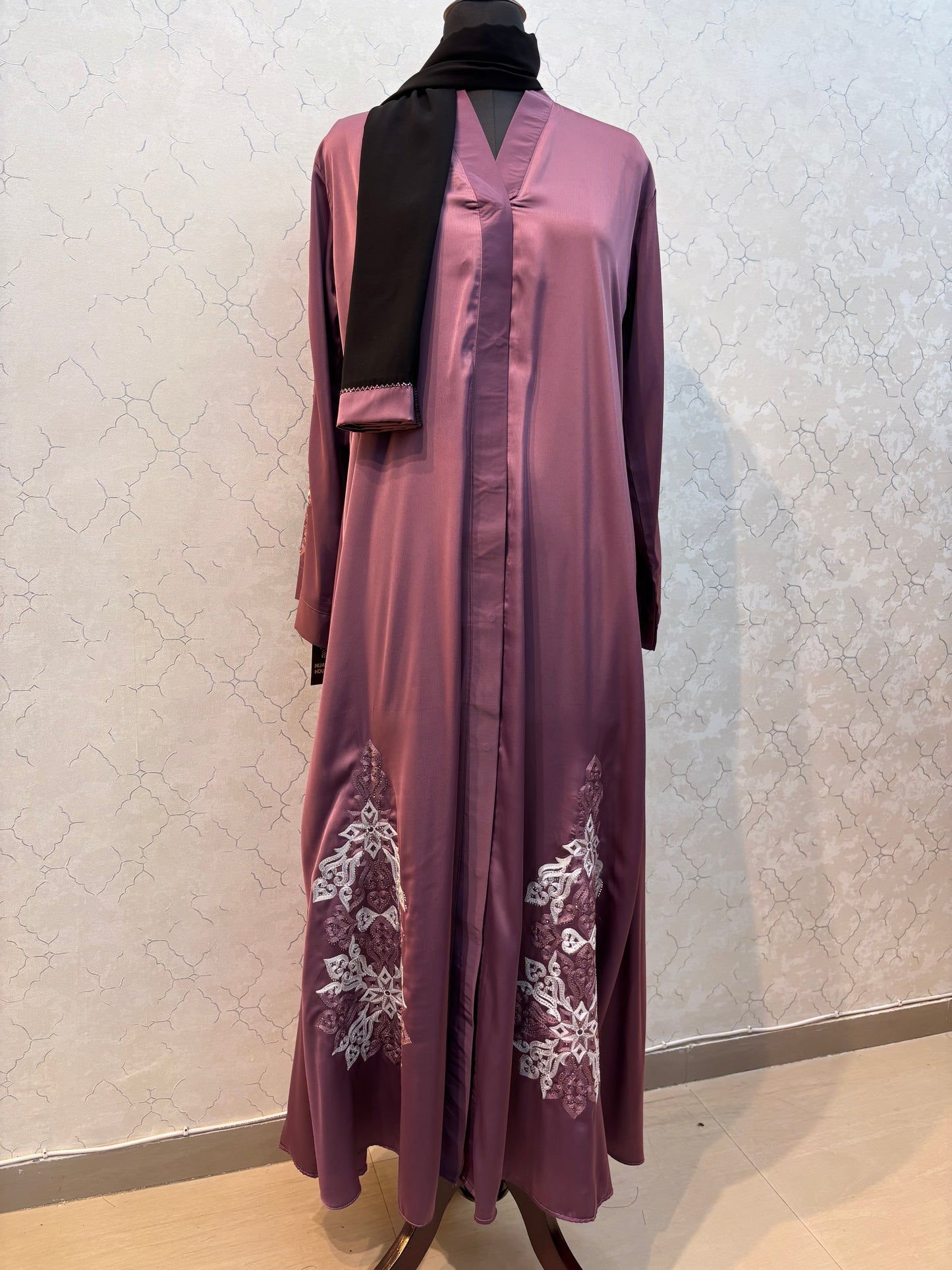 Embroidery Burkha Soft Tick Tok Fabric