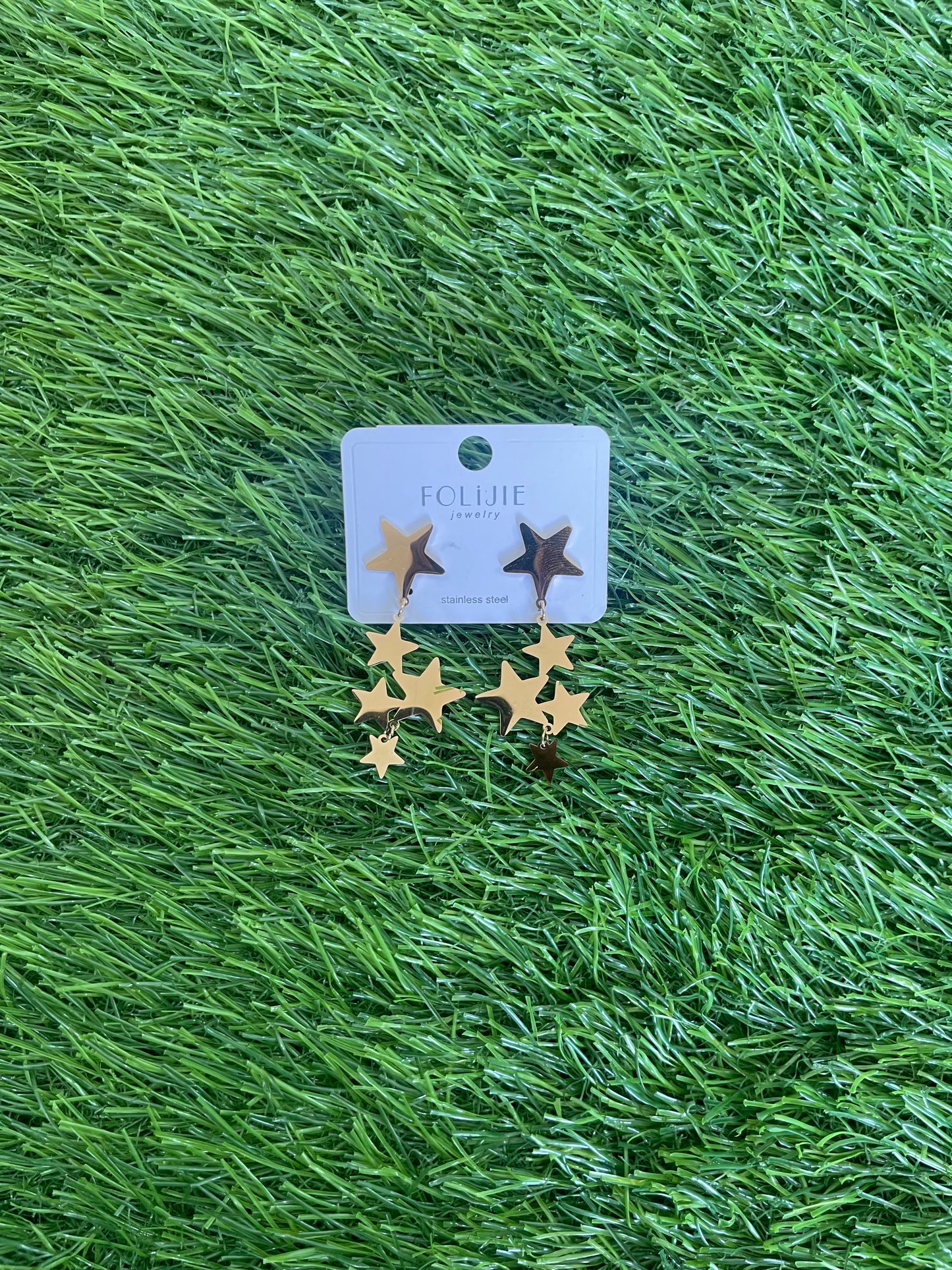 Golden Star Earrings