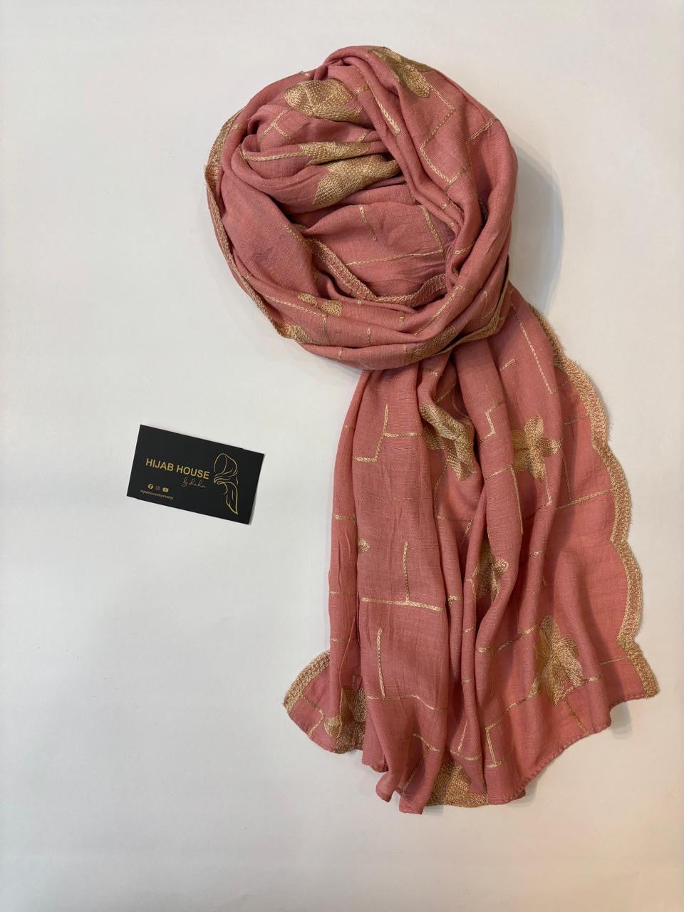 Cotton Embroidered Hijab
