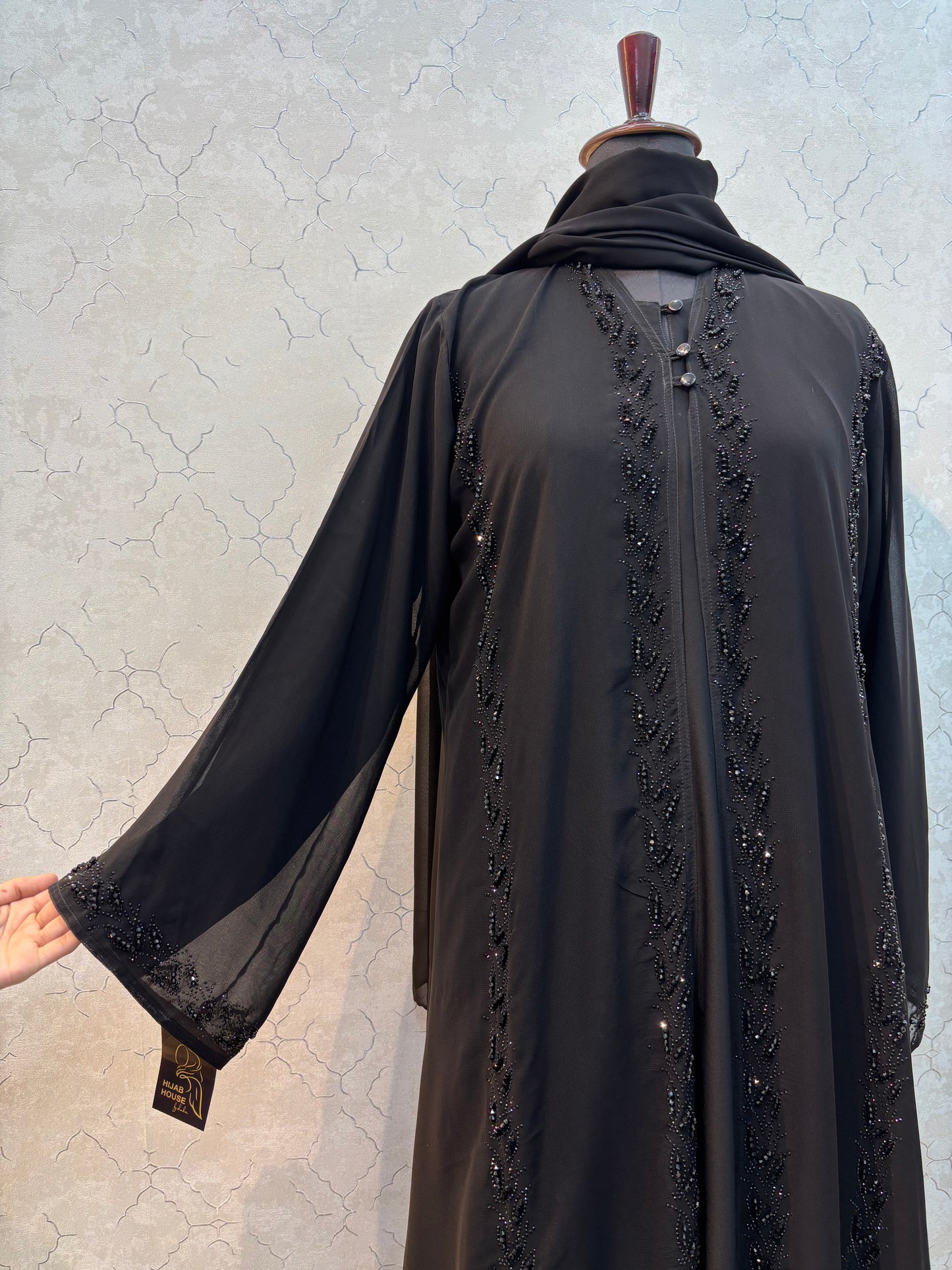 Handwork Shrug Burkha With Inner