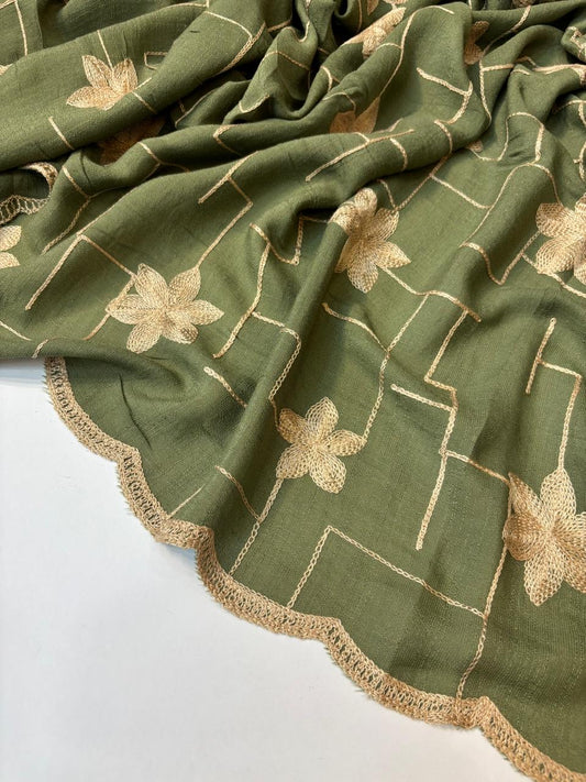 Cotton Embroidered Hijab