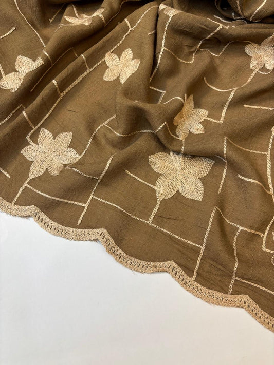 Cotton Embroidered Hijab