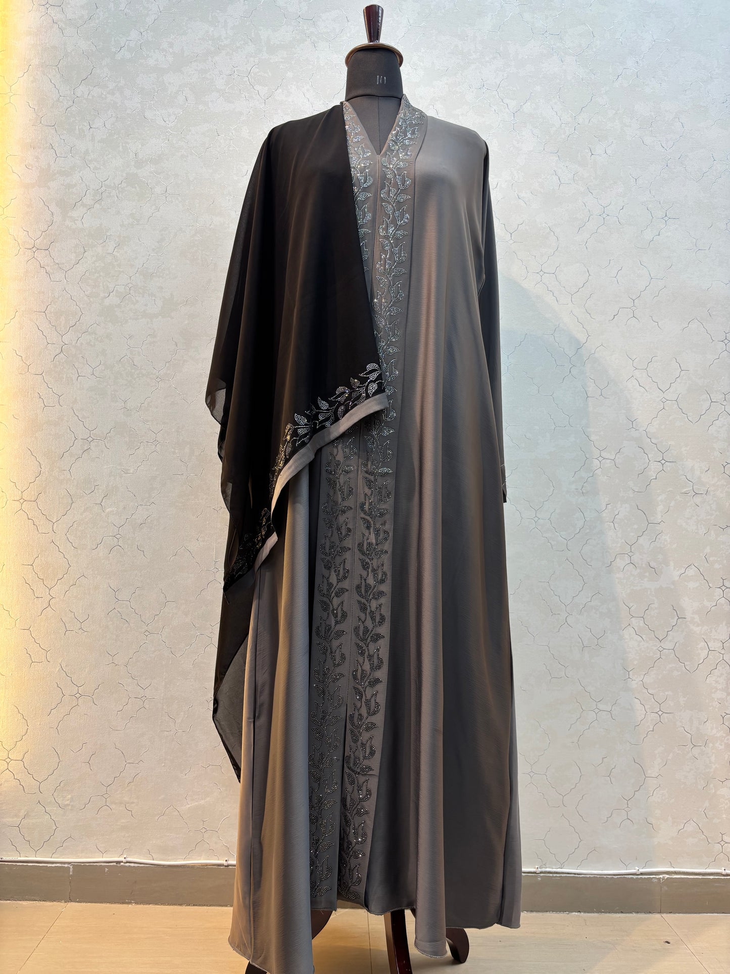 Kimono Style Swarovski Burkha 60 Length