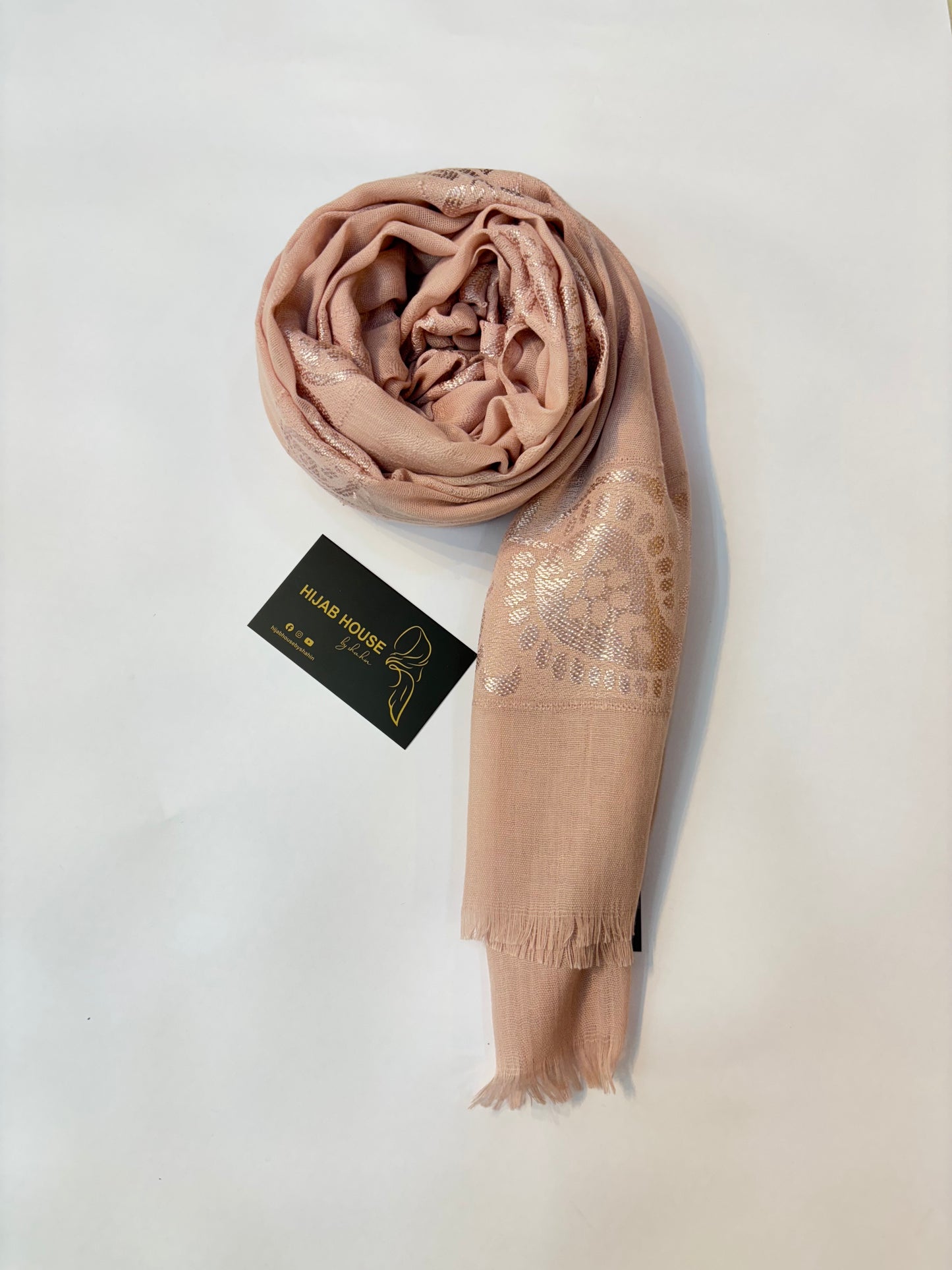 Soft Cotton Fabric Hijab Blush Pink