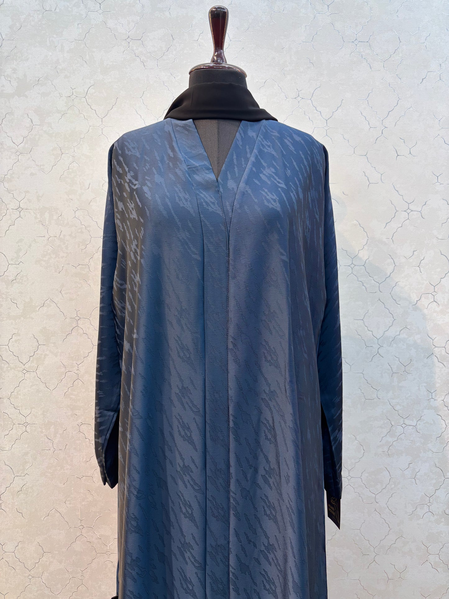 Textured Pattern Korean Nida Fabric Burkha