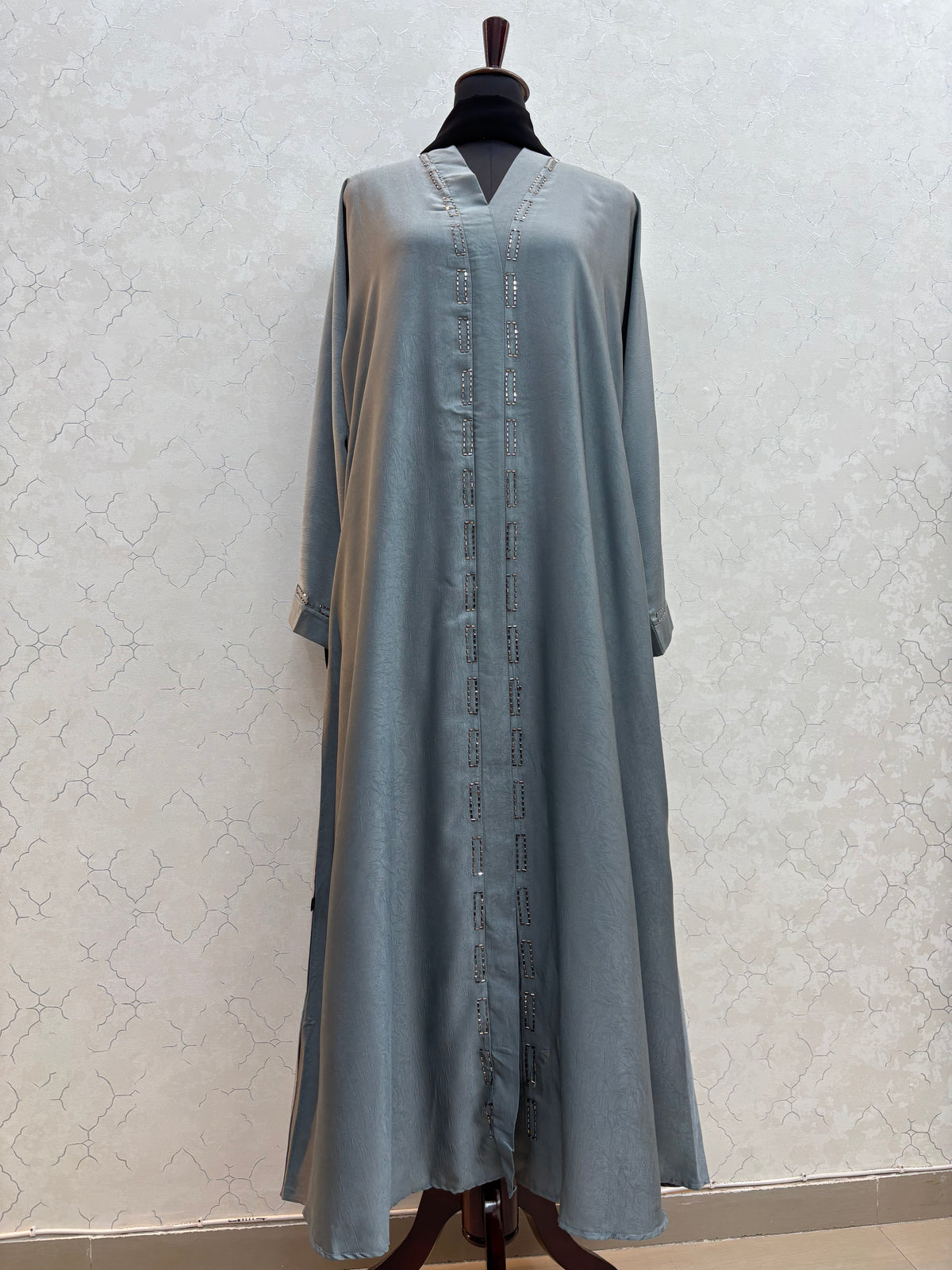 Marble Flowy Fabric Burkha