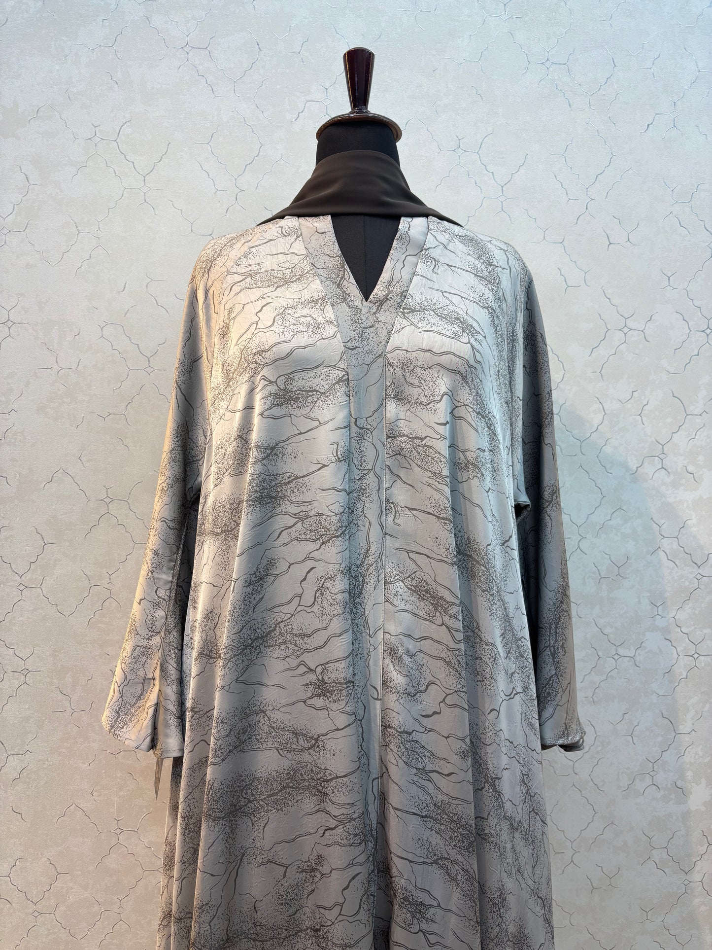 Flaired Umbrella Style Burkha Imported Satin Silk Fabric 60 Length