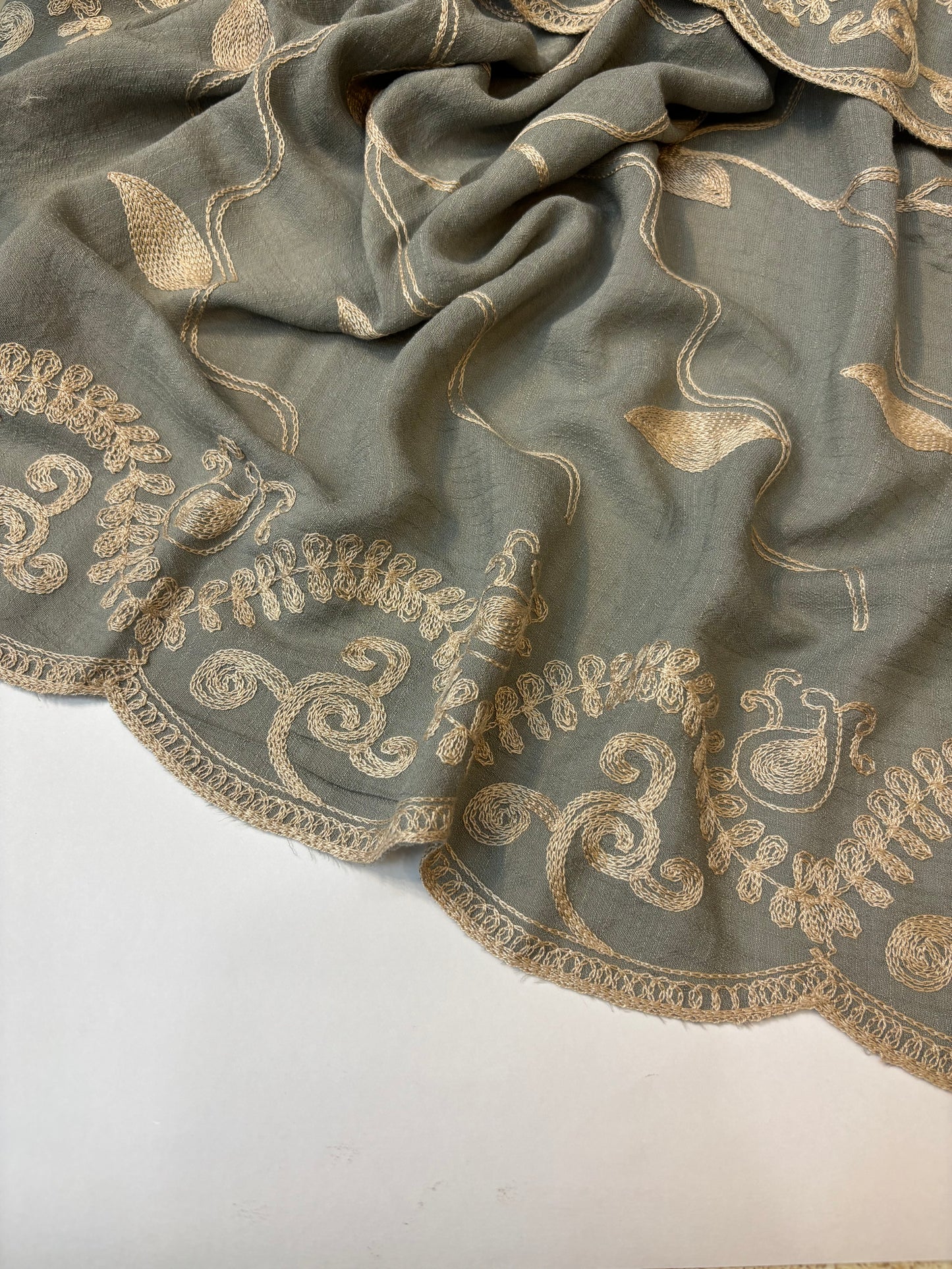 Cotton Embroidered Hijab