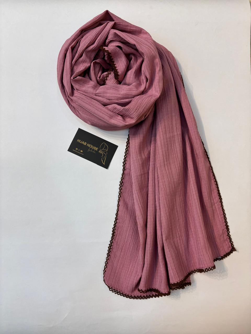 Cotton Lace Border Hijab
