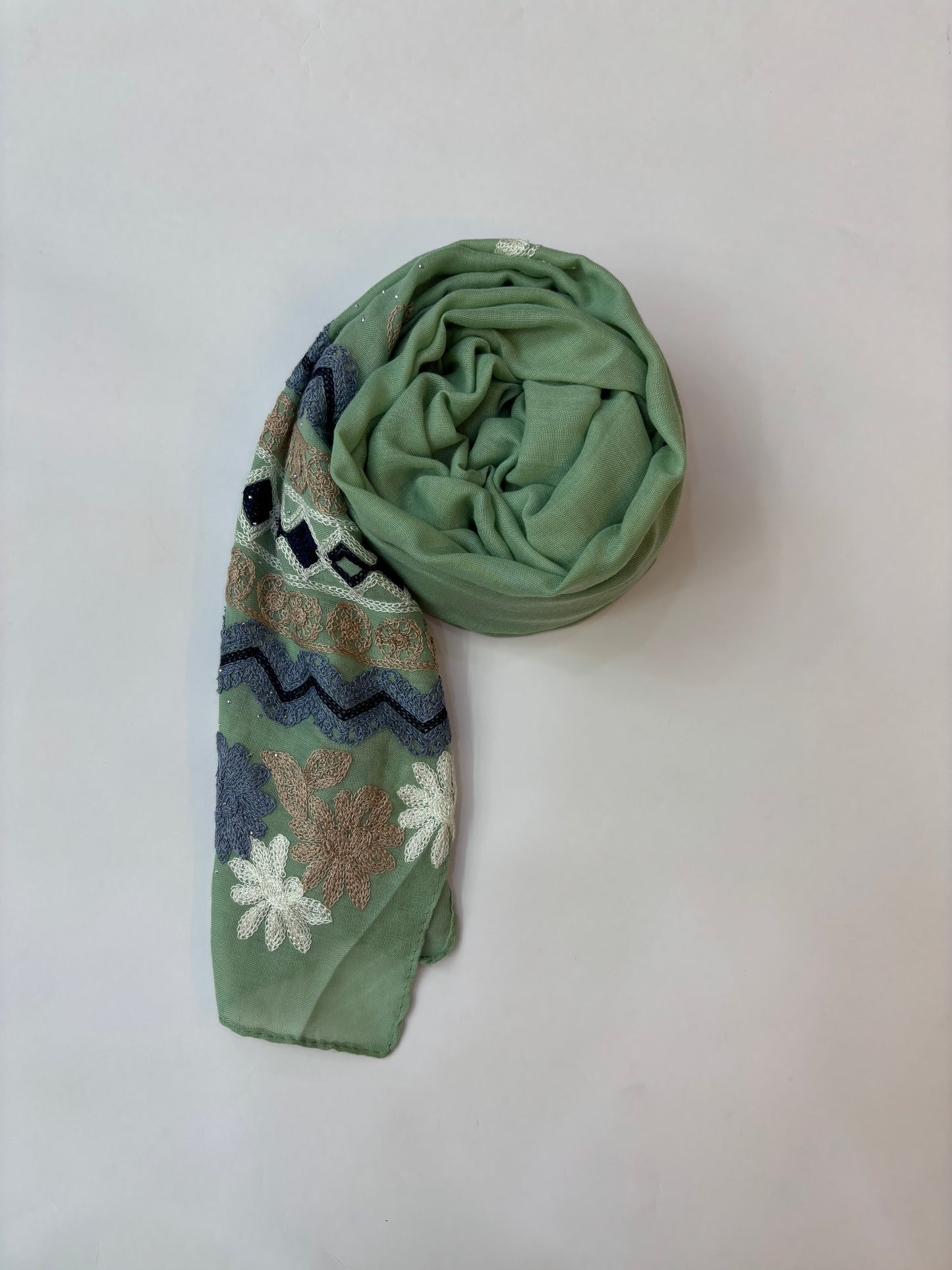 Cotton Embroidery Hijab