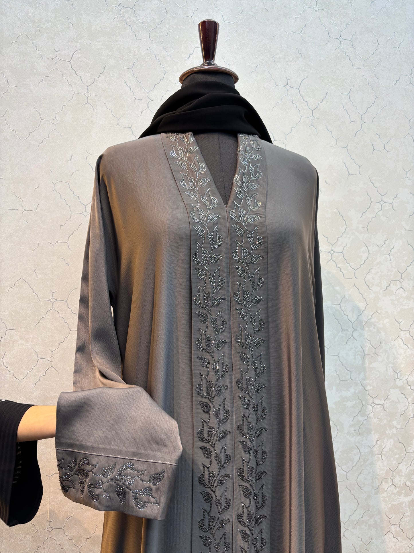 Kimono Style Swarovski Burkha 60 Length