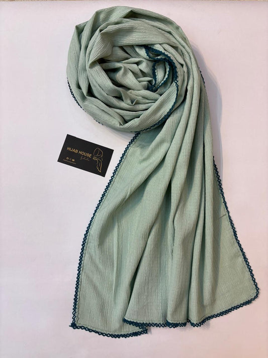Cotton Lace Border Hijab