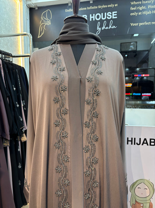 Handwork Imported Burkha (front open)