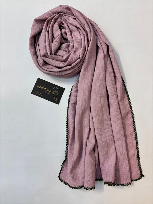 Cotton Lace Border Hijab