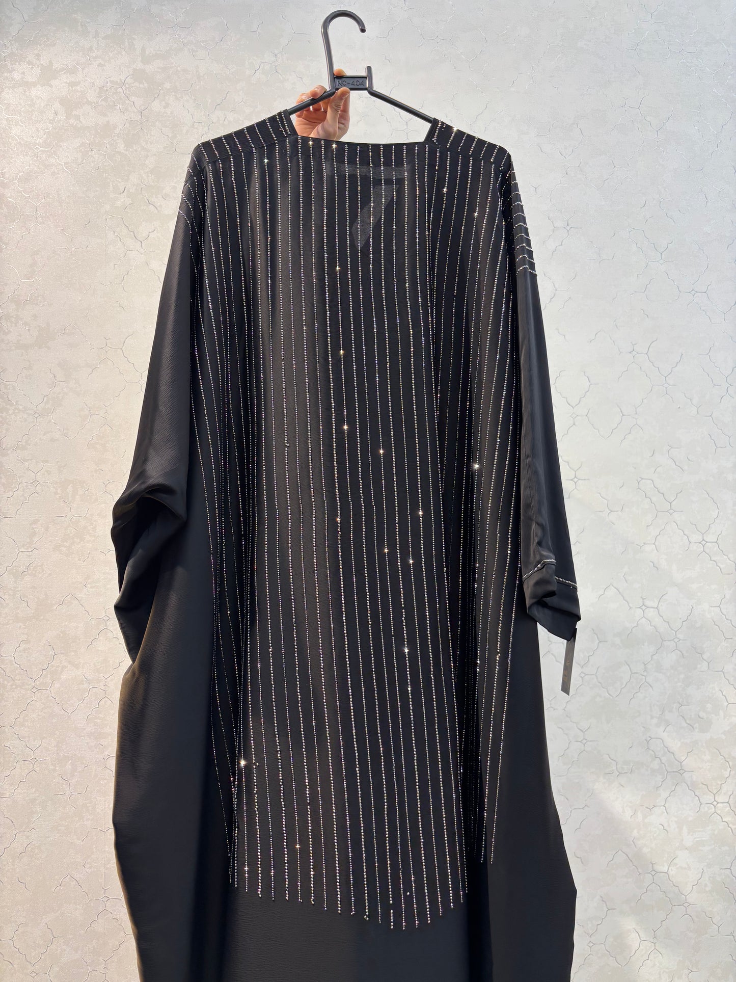 Premium Swarovski Abaya Imported Tick Tok Fabric 56